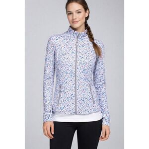 NWOT Lululemon Forme II Jacket Petit Fleur Silver Spoon Sz 6, $128 F35